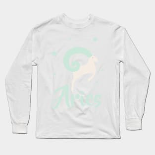 Aries March 21 - April 19 - Fire sign - Zodiac symbols Long Sleeve T-Shirt